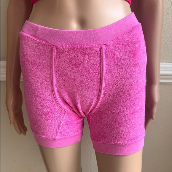 Daydreamer XS nwt Pink Terry Cloth Shorts - Picture 1 of 6